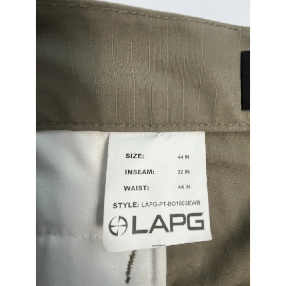 LAPG Men's Operator Tactical Pant w/ Elastic Waistband Mens Size 44x32